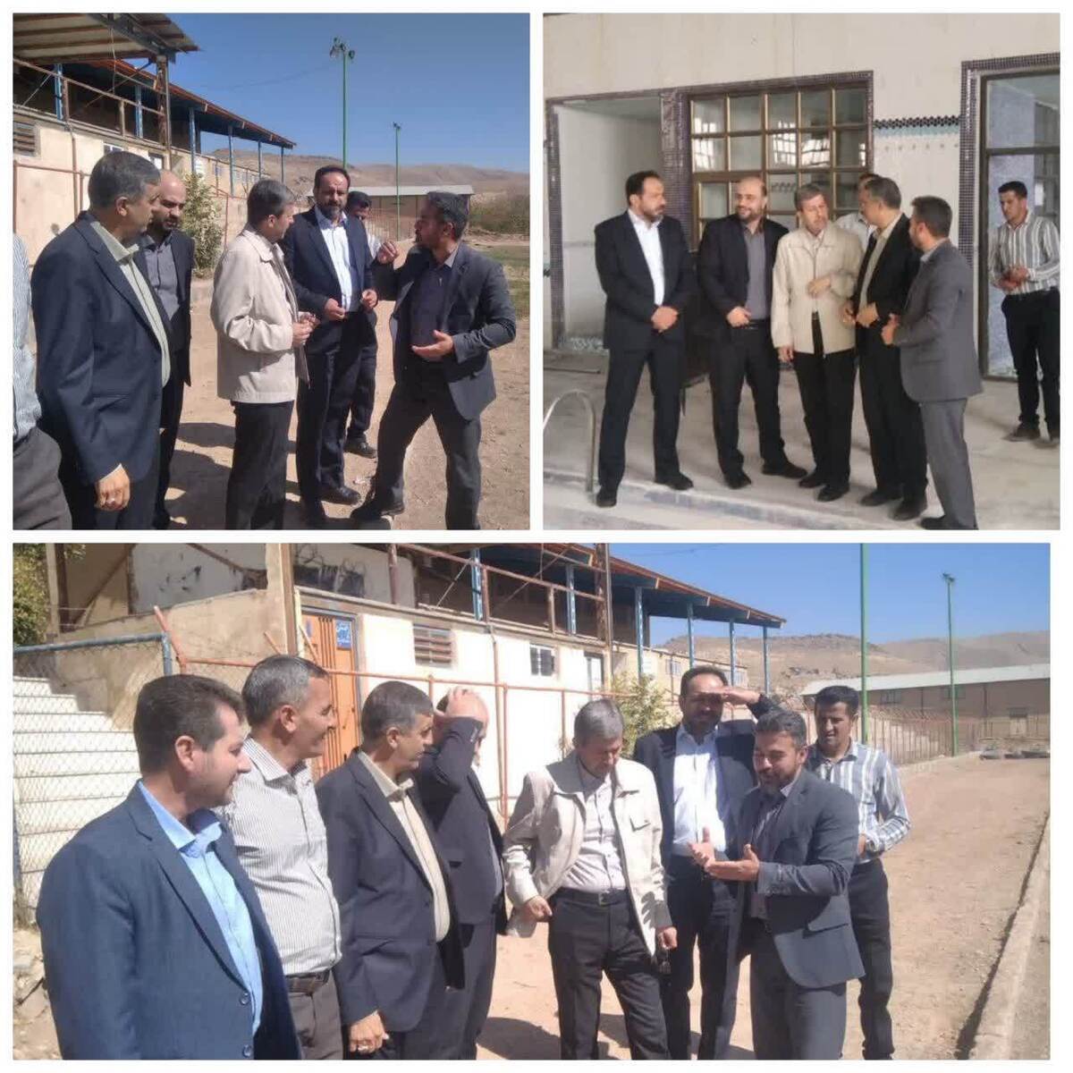 بازدید استاندار اصفهان از پروژه بازسازی استخر ساحل و چمن ورزشگاه شهید صابری سمیرم