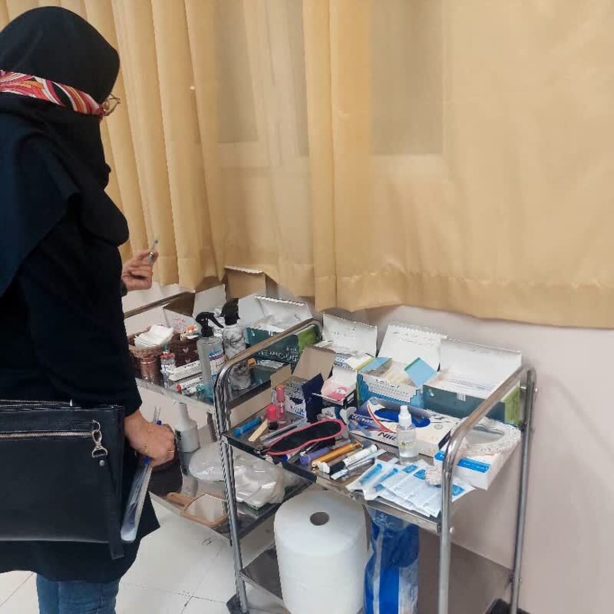 پلمب یک مرکز غیر مجاز تزریق ژل و بوتاکس در آبادان