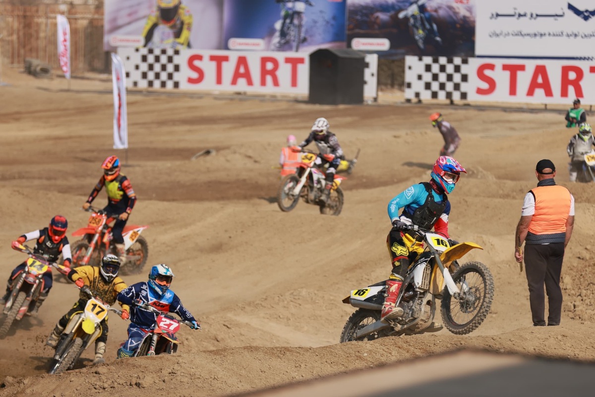 درخشش نمایندگان بوشهر در راند نخست موتورکراس کشور
