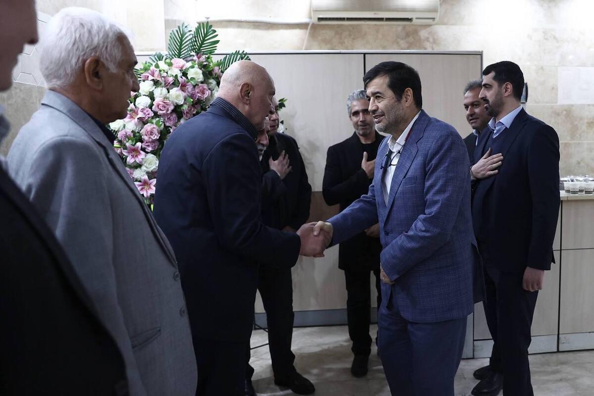 حضور وزیر ورزش و جوانان در مراسم ترحیم رئیس اسبق فدراسیون بسکتبال