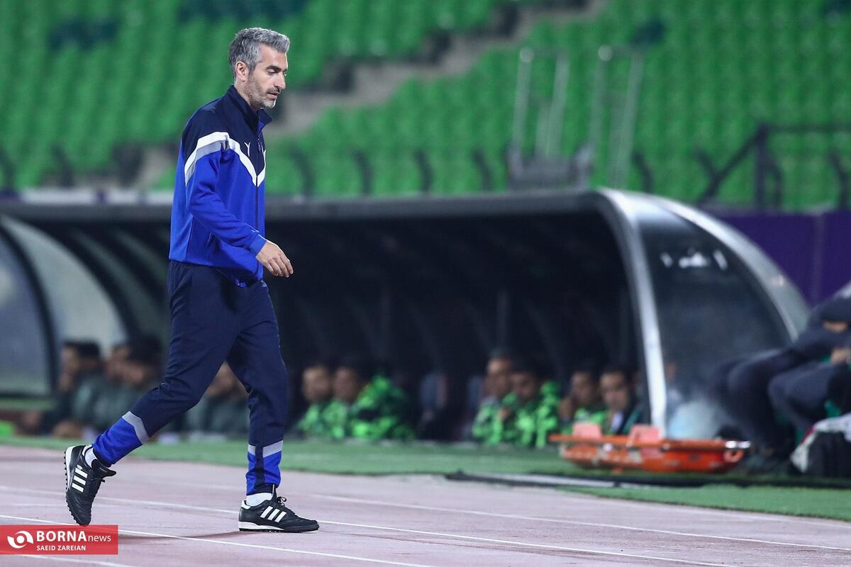 جباری بدون معارفه مس را تمرین داد