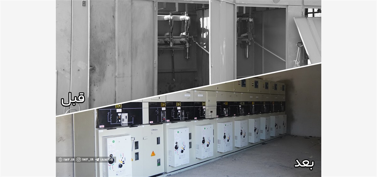 تعویض دومین پست برق فشار قوی مجموعه ورزشی آزادی با همکاری فدراسیون کشتی و وزارت ورزش و جوانان