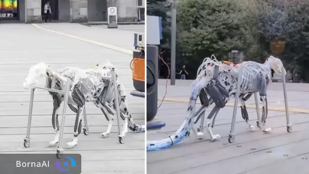 ربات جدید ژاپنی با حرکتی شبیه حیوانات واقعی راه می‌رود+فیلم