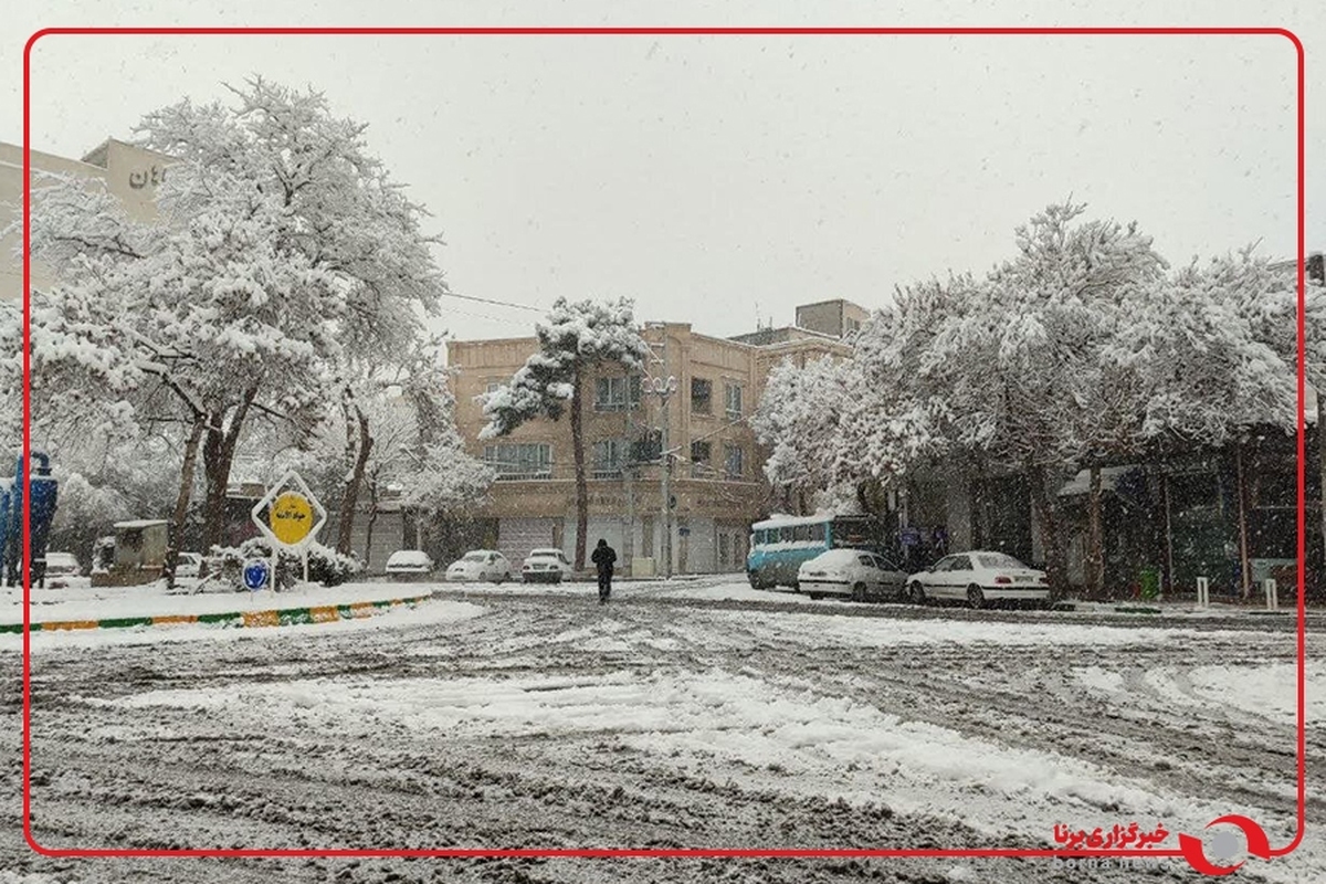 طرقبه مشهد کاملا سفید پوش شد