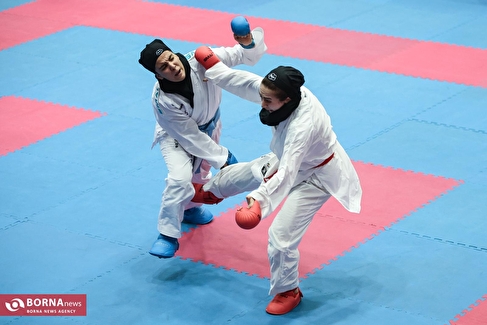 رقابت های کاراته قهرمانی کشور دختران