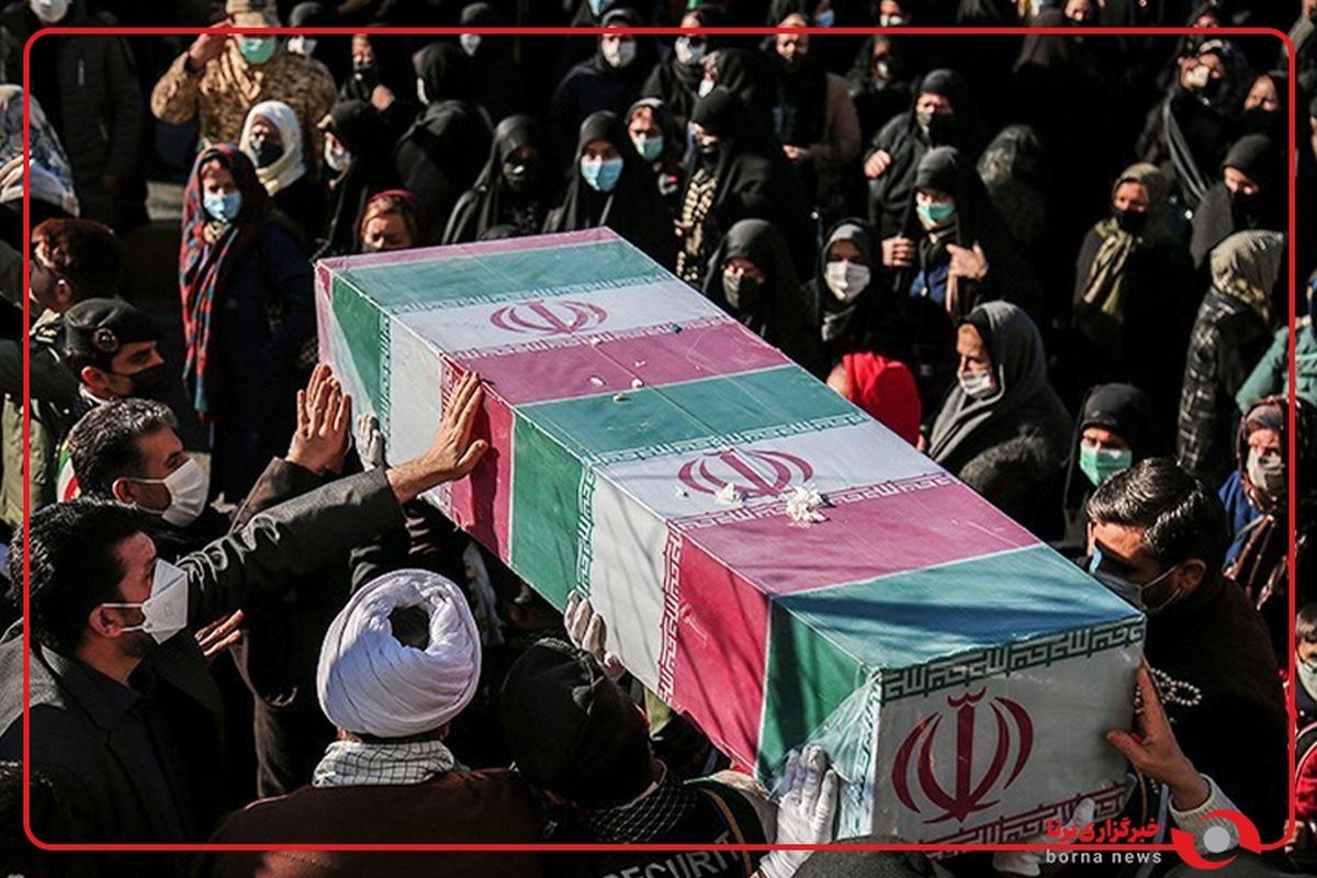 تصاویری از مراسم تشییع پیکر شهدای گمنام دفاع مقدس در تهران