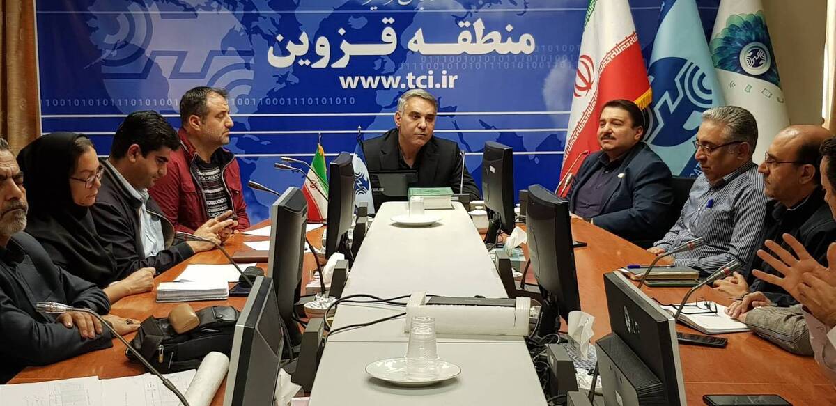 ششمین جلسه کنترل پروژه برگردان فیبر ملی در قزوین برگزار شد
