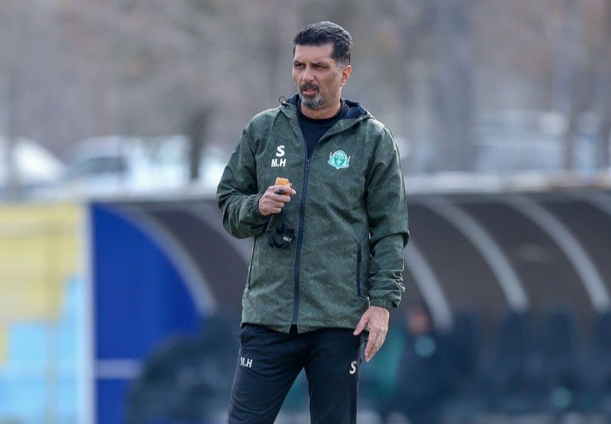 اقدام حرفه‌ای سرمربی داغدار لیگ برتری/ تمرین در روز سوگ پدر