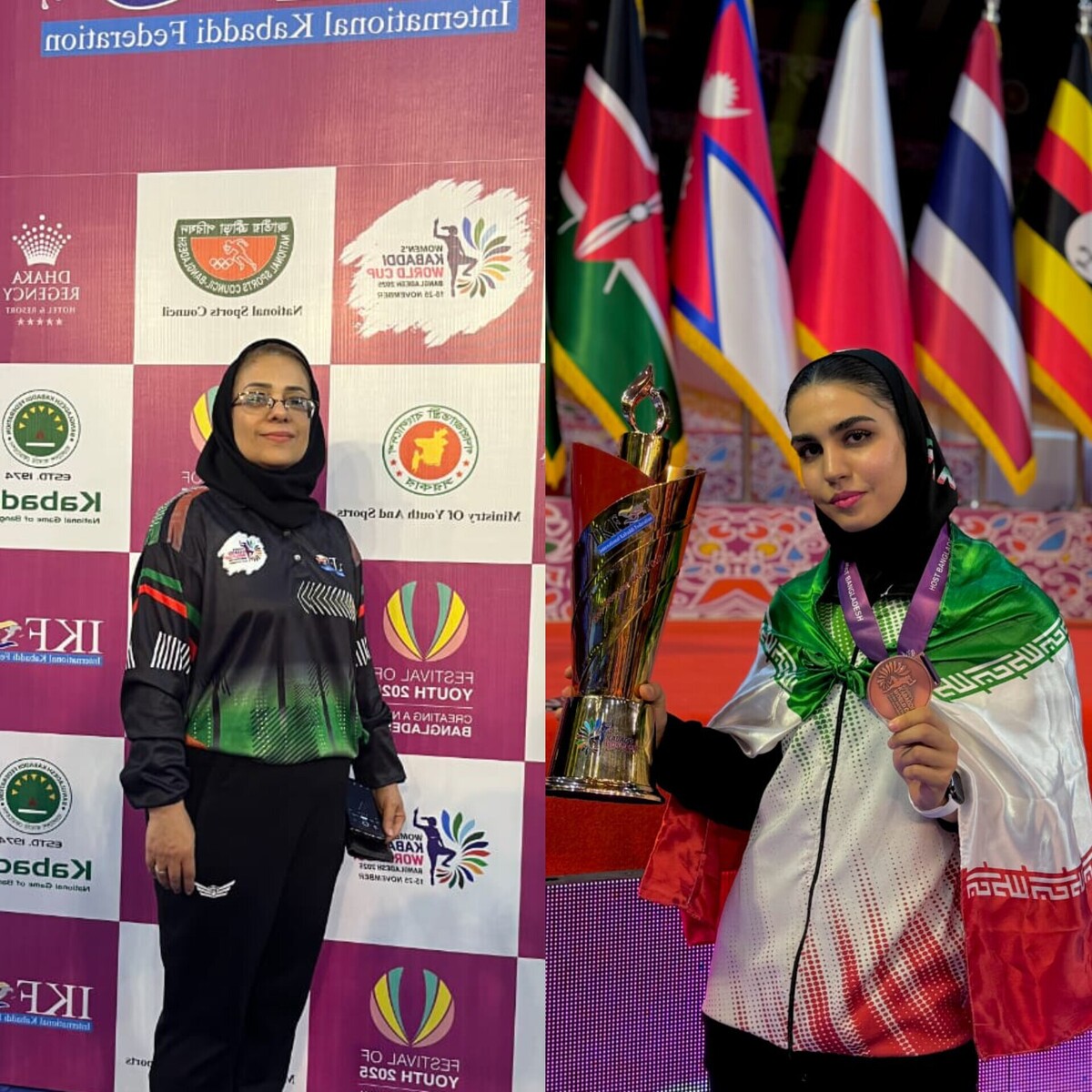 درخشش بانوان البرزی در کبدی قهرمانی جهان ۲۰۲۵