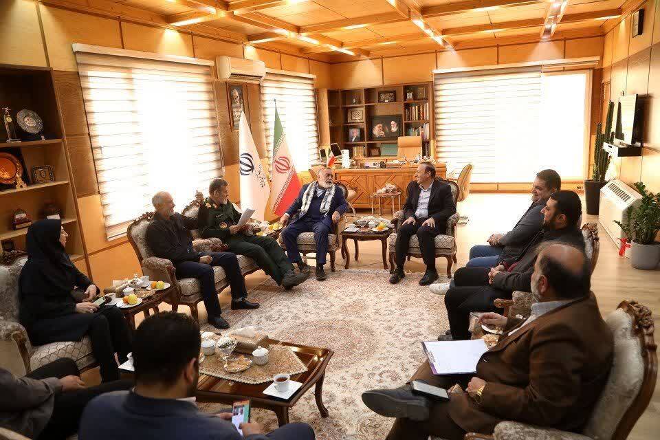 رئیس فدراسیون تیراندازی کشور با استاندار قزوین دیدار و گفتگو کرد